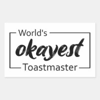 Weltweit der beste Toastmaster