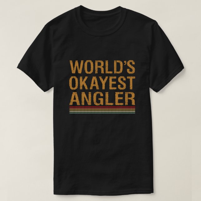 Weltweit die besten Angelfreunde T-Shirt (Design vorne)