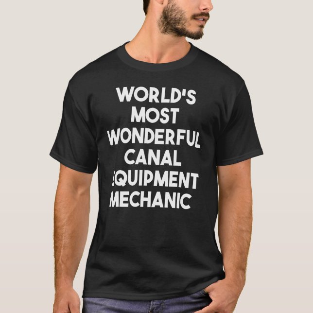 Weltweit die schönste Ausrüstung für den Kanal T-Shirt (Vorderseite)