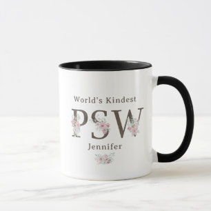 Weltweit freundlichster PSW Floral Weihnachten Tasse
