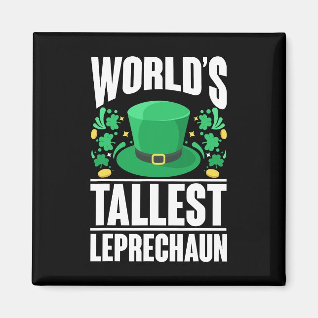 Weltweit größter Leprechaun Lustiger St. Patricks  Magnet (Vorne)