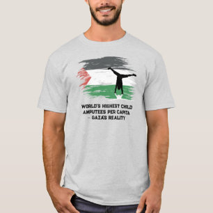 Weltweit höchste Pro-Kopf-Rate an Kindern mit Ampu T-Shirt
