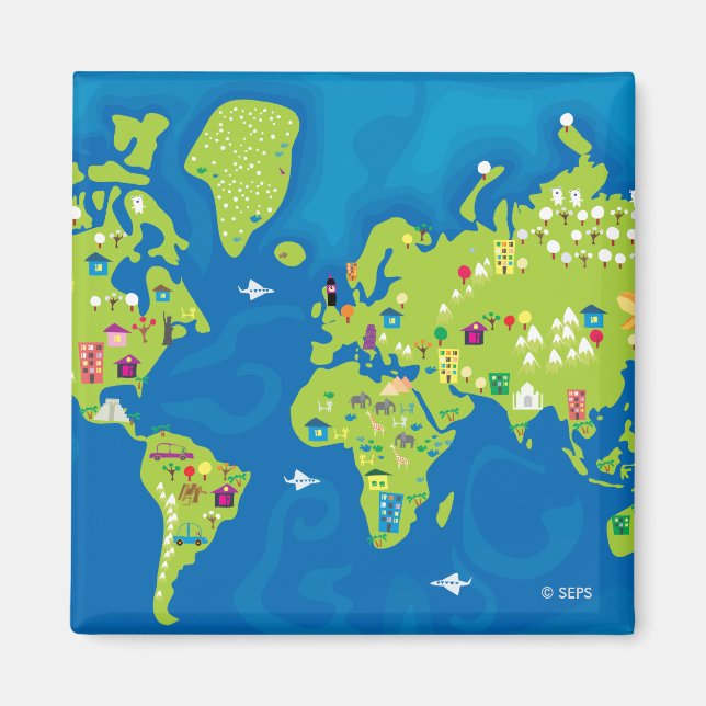 Weltweit Magnet (Vorne)