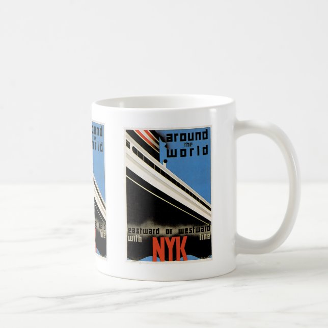 Weltweit mit NYK Tasse (Rechts)