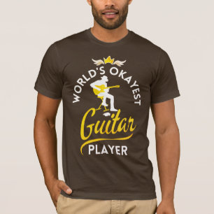 WELTWEIT OKAYEST GUITAR PLAYER 2 T - Shirt