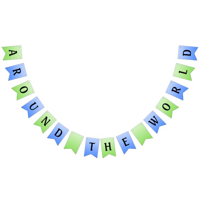 weltweit Party-Banner Wimpelkette (Alle)