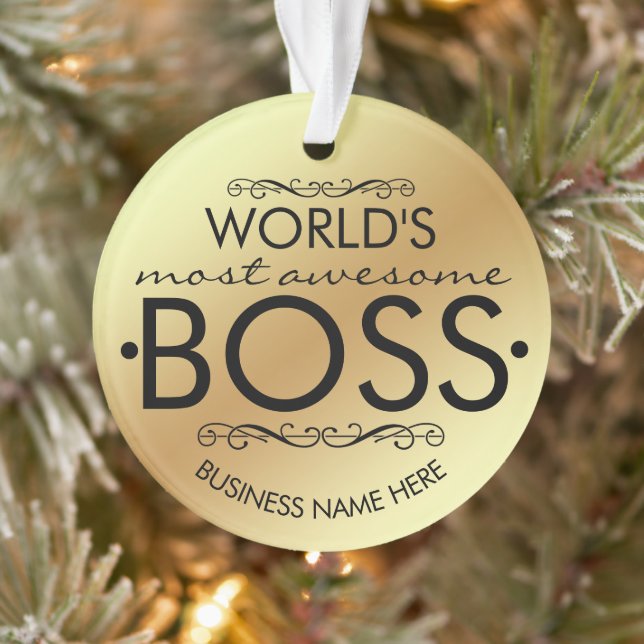 Weltweit phantastischste Boss-Gabe Ornament (Baum)