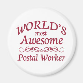 Weltweit Phantastischste Postarbeiter Magnet