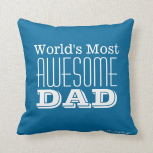 Weltweit PHANTASTISCHSTE VATER-Text-Design Kissen