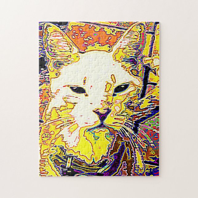 WELTWEIT SCHWIERIGSTE PUZZLE GELBE KATZE (Vertikal)