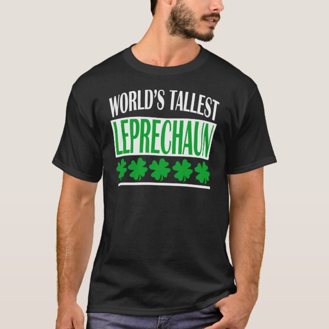 WELTWEIT TALLESTES LEPRECHAUN T-Shirt (Vorderseite)