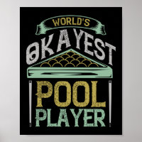 Weltweit Tokest Pool Player Billard