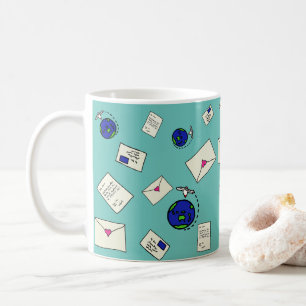 Weltweit verschicken kaffeetasse