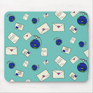 Weltweit verschicken mousepad