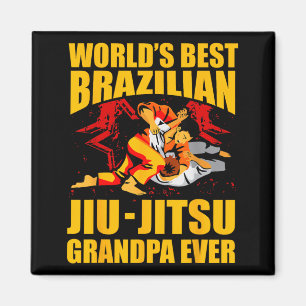 Weltweite brasilianische Jiu-Jitsu Großvater BJJ G Magnet