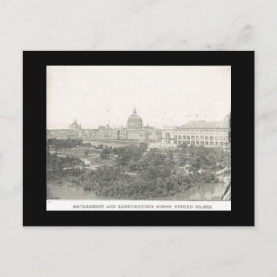 Weltweite Fair-Government und Produktion Postkarte