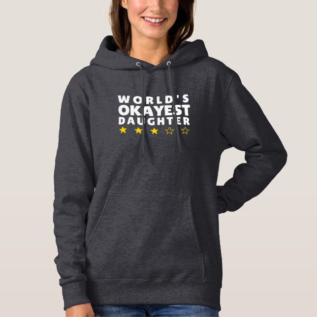 Weltweite gute Tochter - Funny Hoodie (Vorderseite)