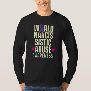 Weltweite Narzissmus-Abnutzungsbewusstsein T-Shirt