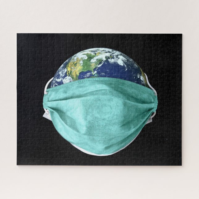 Weltweite Notfall-Koronavirus Puzzle (Horizontal)