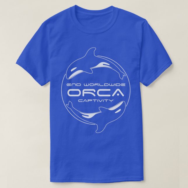 Weltweite Orca-Gefangenschaft T-Shirt (Design vorne)