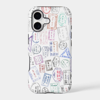 Weltweite Passstempel auf einer iPhone / iPad-Hüll