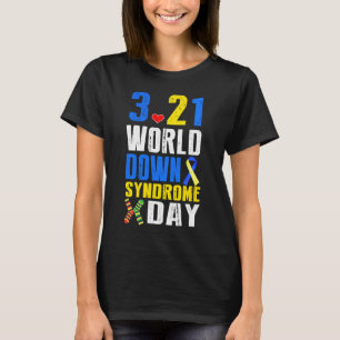Weltweiter Abwärtssyndrom Tag 3 21 Unterstützung f T-Shirt