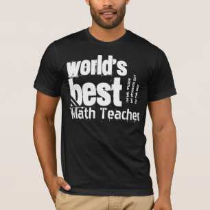 Weltweiter bester Mathematiklehrer oder Spezialist T-Shirt