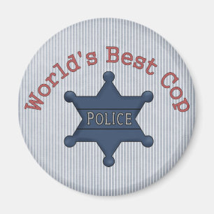 Weltweiter bester Polizist Magnet