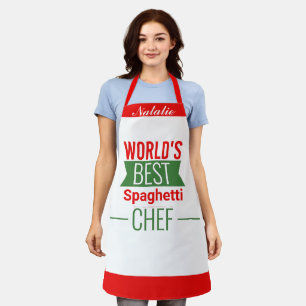 Weltweiter bester SpaghettiChefkoch - person Schürze