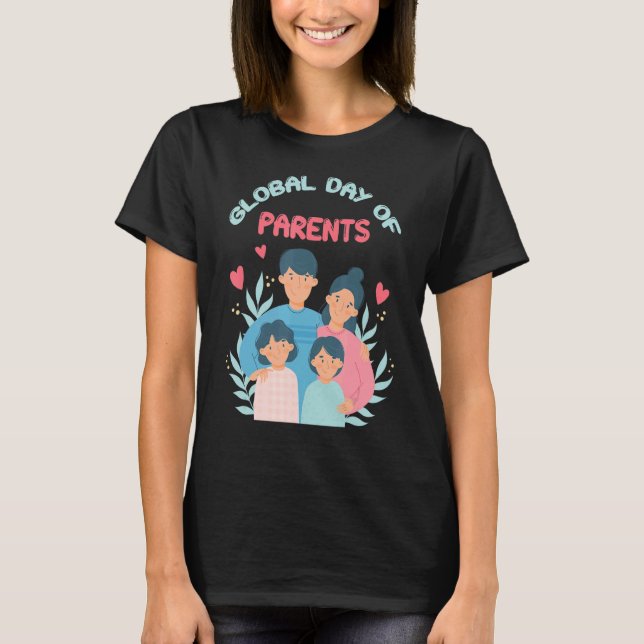 Weltweiter Elterntag 1. Juni T-Shirt (Vorderseite)