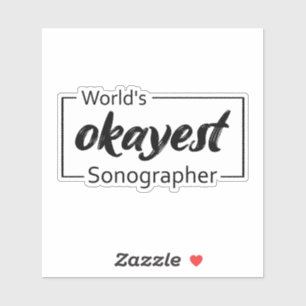 Weltweiter "Okay-Sonographer" Aufkleber