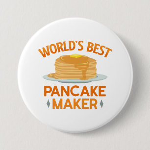 Weltweiter Pancakes-Maker Button