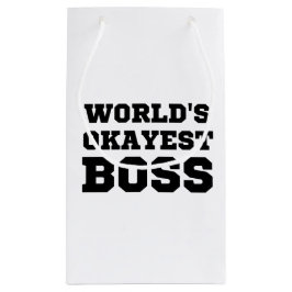 Weltweiter Superboss Kleine Geschenktüte