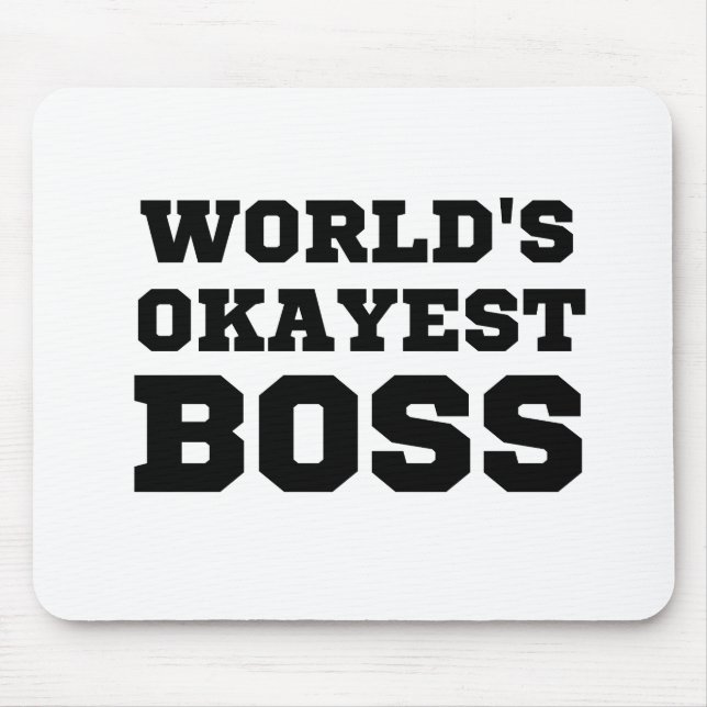 Weltweiter Superboss Mousepad (Vorne)