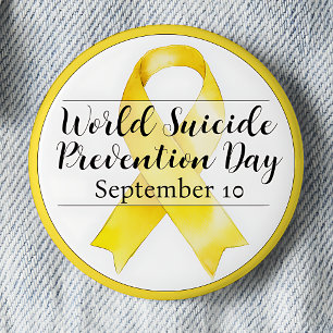 Weltweiter Tag der Suizidprävention 10. September Button