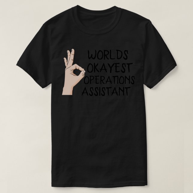 Weltweiter Tokest Operations Assistant T-Shirt (Design vorne)