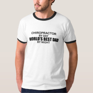 Weltweiter Vater nach Nacht - Chiropraktor T-Shirt