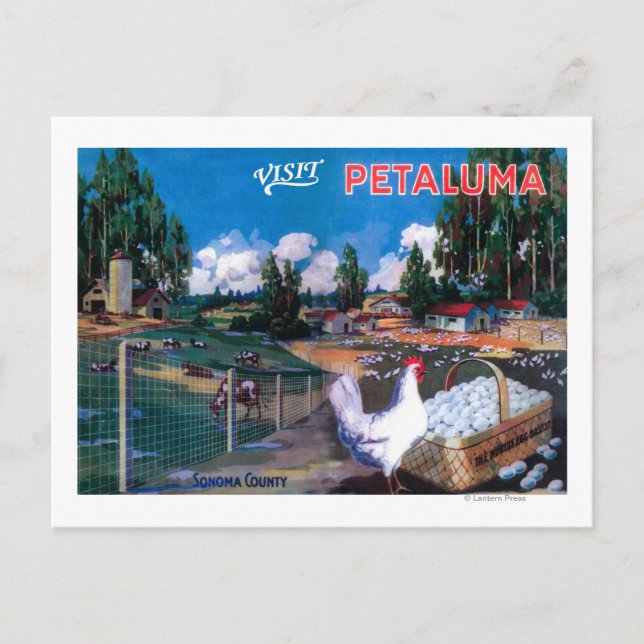 Weltweites Eierkörbchen-Poster Postkarte (Vorderseite)