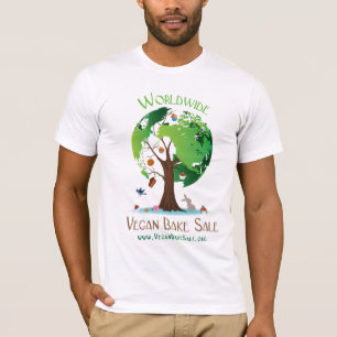 Weltweites veganes backen Verkaufs-Shirt durch T-Shirt