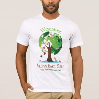Weltweites veganes backen Verkaufs-Shirt durch T-Shirt