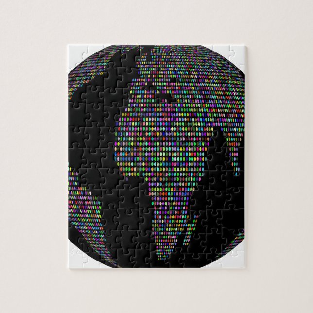 Weltweltweltweltkarte Puzzle (Vertikal)