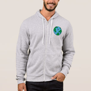 Weltwirtschaftliches Icon Happy Earth Clipart - Ec Hoodie