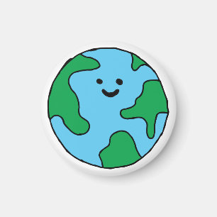 Weltwirtschaftliches Icon Happy Earth Clipart - Ec Magnet