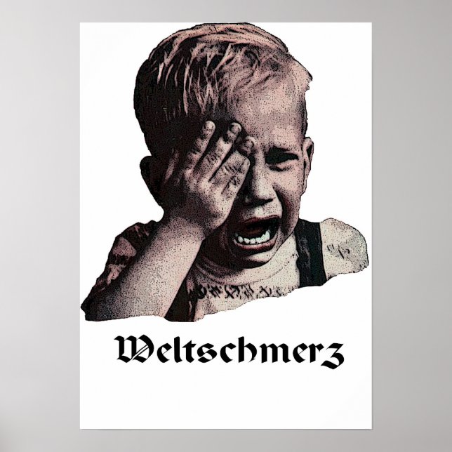 Weltz | "Weltschmerz" Poster (Vorne)