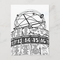 Weltzeituhr, Alexanderplatz, Berlin, Sketch(1)