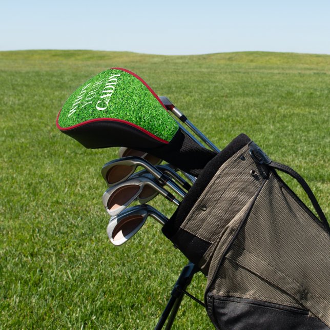 Wem Ihr Caddy Golf Lover Theme Party-Treiber Headcover (In SItu)