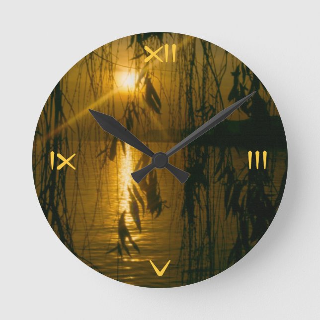 WEM Zeit schlägt Runde Wanduhr (Vorderseite)