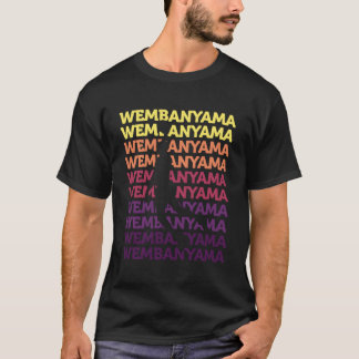 Wembanyama Basketball Phantastischer Geschenkfäche T-Shirt