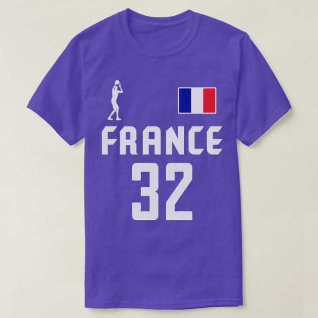 Wembanyama France Jersey FrontBack T-Shirt (Design vorne)