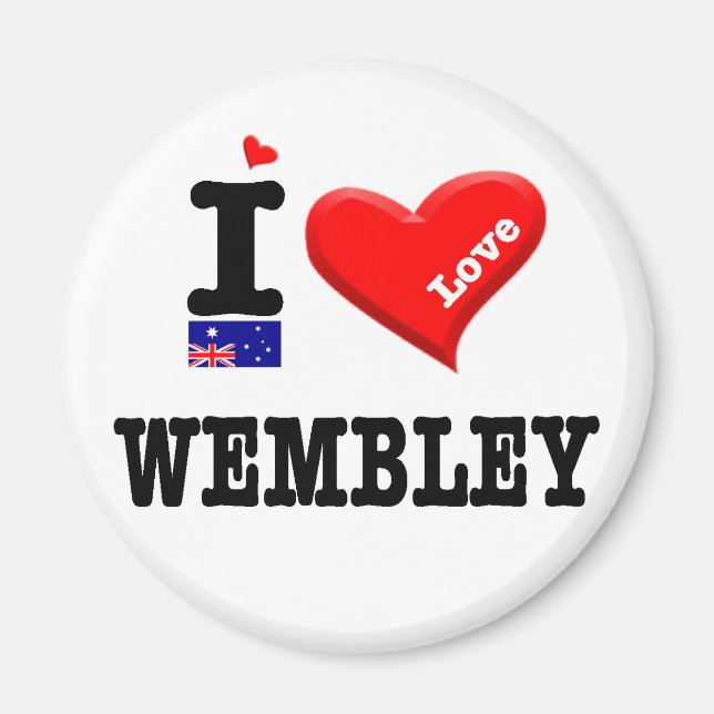 WEMBLEY - I Liebe Magnet (Vorne)